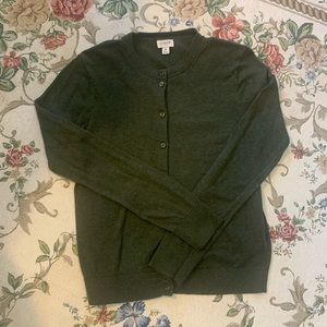 J Crew Cardigan — 100% cotton